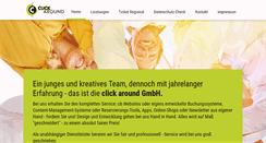 Desktop Screenshot of click-around.de